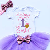1st Easter Personalized Outfit Baby Girl My First Easter Outfit