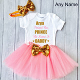 Girls Fathers Day Outfit Daddy's Princess Outfit