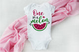 Hot Pink Watermelon First Birthday Outfit, One In A Melon, Girl First Birthday