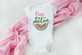 One In A Melon, Girl First Birthday, Pink Watermelon First Birthday Outfit